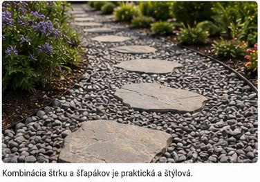 dekoracny kamen okolo slapakov